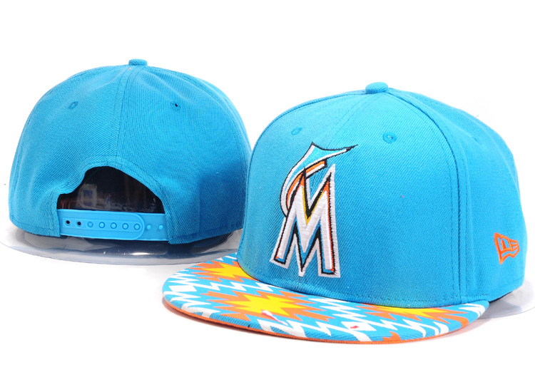 MLB Miami Marlins NE Snapback Hat #21